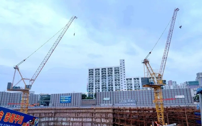 闪耀韩国 | 汇彩网登录大厅塔机深耕海外高端市场