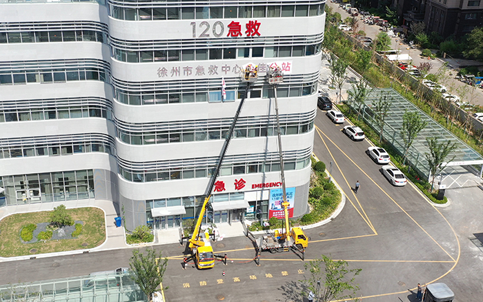 酷暑施工不 “烤” 验：汇彩网登录大厅 C系列GKS28 成施工 “及时雨”